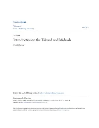 Introduction to the Talmud and Midrash David J
