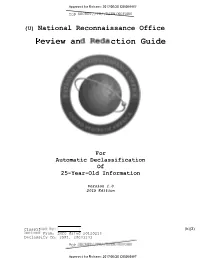 NRO Review and Redaction Guide