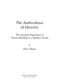 The Ambivalence of Identity