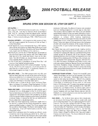 06 FB Utah Release.P65