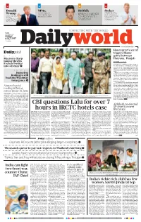 CBI Questions Lalu for Over 7 Hours in IRCTC Hotels Case