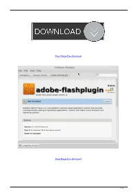 Flash Plugin Free Download