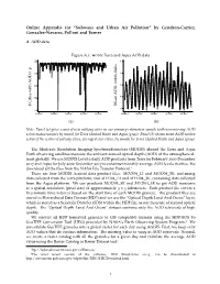 Online Appendix for “Subways and Urban Air Pollution” by Gendron-Carrier, Gonzalez-Navarro, Polloni and Turner