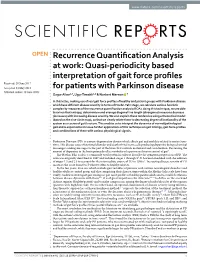 Recurrence Quantification Analysis at Work: Quasi-Periodicity Based