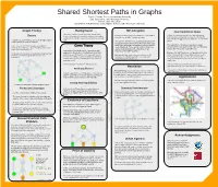 Shared Shortest Paths in Graphs