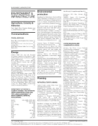 Environment & Infrastructure