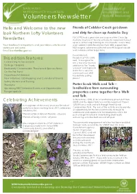 Hello and Welcome to the New Look Northern Lofty Volunteers Newsletter
