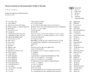 Library of Volumes on the Assassination of John F. Kennedy 160 Total Count Dr