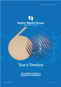 2018 Annual Report & Financial Statements