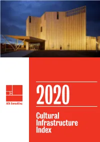 2020 Cultural Infrastructure Index Cultural Infrastructure 2020 Index