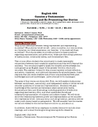 Course Syllabus