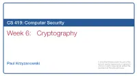 Cryptography