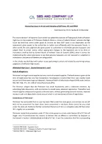 Interesting Issues in Arrest and Interplay of GST Laws, IPC and PMLA