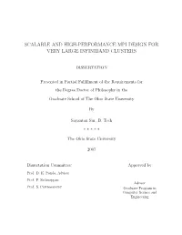 Scalable and High Performance MPI Design for Very Large
