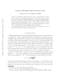 Tur\'An's Theorem for the Fano Plane