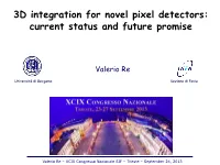 3D Integration for Novel Pixel Detectors: Current Status and Future Promise