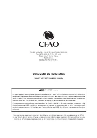 Document De Reference