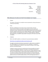 SC-40-102 Animal Care Program Euthanasia Procedures