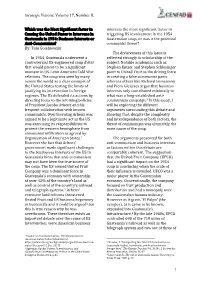 Strategic Visions: Volume 17, Number II. 1 Which Was the Most Significant Factor in Causing the United States to Intervene in G