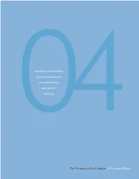 2004 Annual Report Contents