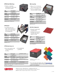 EPP280 with Web Strap Half-Size Camwarmer Milk Crate Box