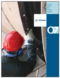 Annual Report and Annual Bulletin Group Overview
