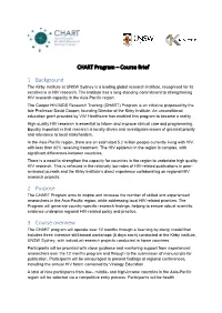 CHART Program – Course Brief