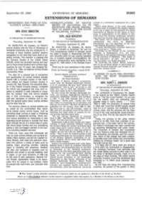 Extensions of Remarks