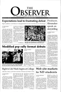 Modified Pep Rally Format Debuts