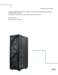 POWER® Processor-Based Systems