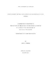 The University of Chicago Finite Element Method