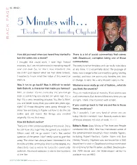 Timothy Olyphant BACK PAGE BACK Anders Krusberg Anders