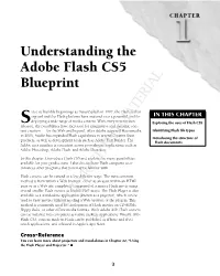 Understanding the Adobe Flash CS5 Blueprint