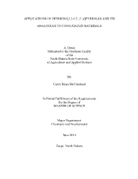 Pyrroles and Its Analogues to Conjugated Materials A