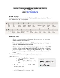 Scoring Percussion and Drum Set Parts in Sibelius Tom Rudolph, Presenter Email: Tom@Tomrudolph.Com Website