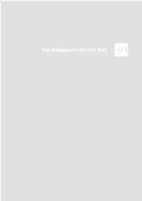 SUSTAINABILITY REPORT 2015 Index