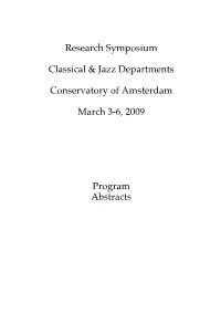 Symposium Guide 2009 - 2