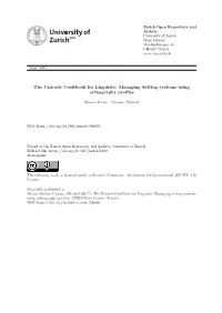 The Unicode Cookbook for Linguists: Managing Writing Systems Using Orthography Profiles