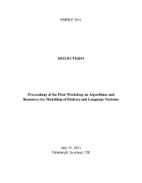 Conference on Empirical Methods in Natural Language Processing, Pages 1–9, Edinburgh, Scotland, UK, July 27–31, 2011