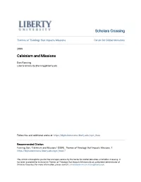 Calvinism and Missions