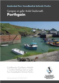 Porthgain Proposals Welsh Layout 1 01/11/2011 10:06 Page 1