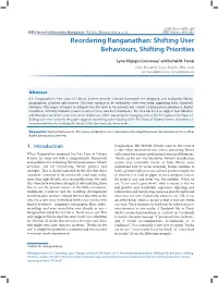 Reordering Ranganathan: Shifting User Behaviours, Shifting Priorities