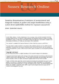 Sensitive Determination of Mixtures of Neonicotinoid And