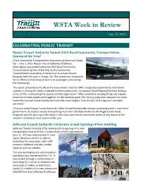 WSTA Week in Review