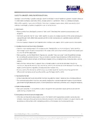 Issues to Consider: Smallpox Response Plans