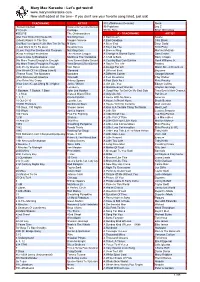 Let's Get Weird! New Stuff Added All the Time-- If You Don't See Your Favorite Song Listed, Just Ask!