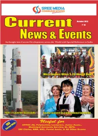 Sree Current Affairs OCTOBER-32Pages.Pmd