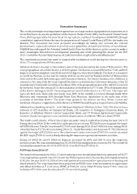 Executive Summary the Credit Planning Is Very Important in Agriculture As a Large Section of Population Is Dependent on It for Its Livelihood