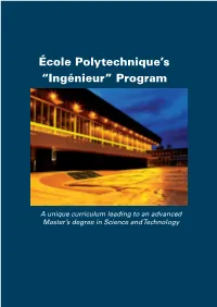 “Ingénieur” Program