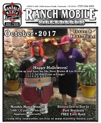 RANCH MOBILE • R E C O R D E R • 484-7488 C Issue 8 Octoberï2017 41St Year